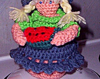 Crochet Doll Pattern, Miss Summer