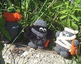 Crochet e-pattern,Rock People Halloween Party