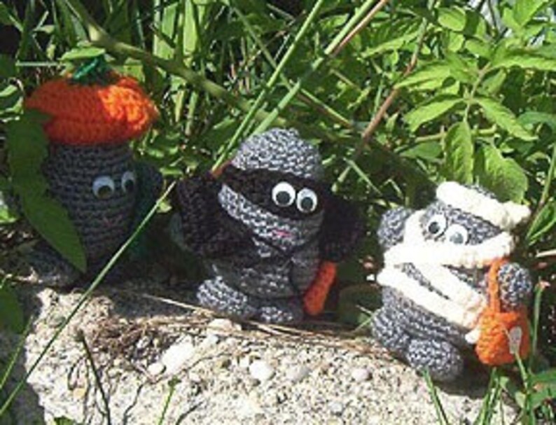 Crochet e-pattern,Rock People Halloween Party image 1