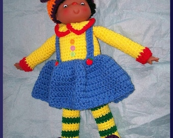 Crochet Pattern PDF, Felicia Doll
