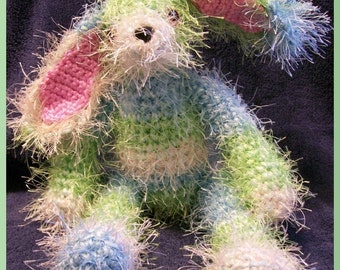 Crochet Pattern, Fuzzy Bunny