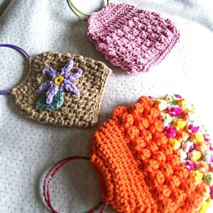 Crochet Bangle Bags, Wrist Bags, Pattern Only