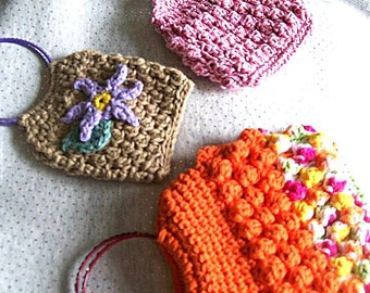 Crochet Bangle Bags, Wrist Bags, Pattern Only