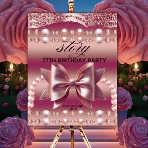 Editable 76th 77th 78th 79th Birthday Sign Canva Template, Digital Party Sign, Back in 1945 1946 1947 1948 Birthday Sign, Instant Download