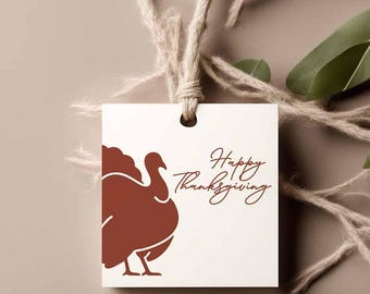 Etiquetas de regalo imprimibles para el Día de Acción de Gracias / Etiquetas de recuerdo de otoño / Etiquetas de regalo de gratitud