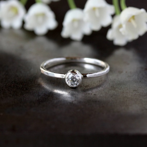 Unique 925 Sterling Silver Womens Art Deco Engagement Ring,antique Style  Dainty & Elegant Promise Ring for Her,victorian Womens Promise Ring - Etsy