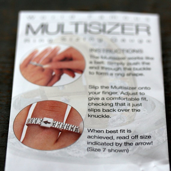 USA Ring Sizer Measure Tool Gauge Plastic Finger Sizing Finder Reusable US  1-17