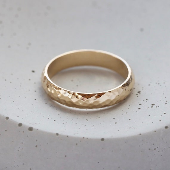 Etsy hammered deals ring