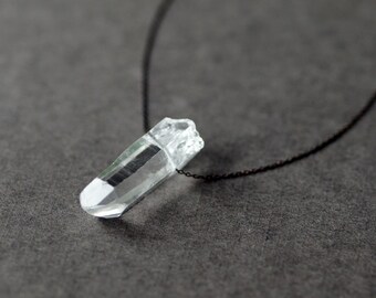 ネックレス・ペンダント Numbering Clear Quartz Long Necklace #7802 5BNY857 RoundClearQuartzNecklaceSilver