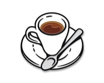 Espresso Coffee Pin