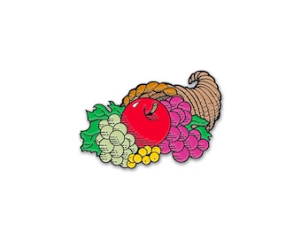 Fruit of the Loom Cornucopia Pin