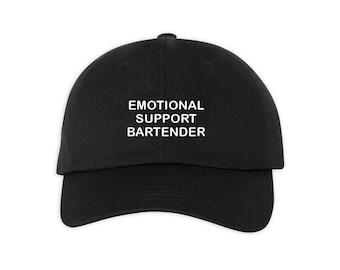 Emotional Support Bartender Hat