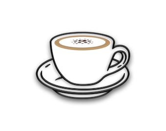 Cappuccino Coffee Pin