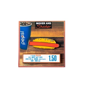 Costco Hot Dog Enamel Pin – Foodie Lapel Pin for Snack Lovers & Pin Collectors