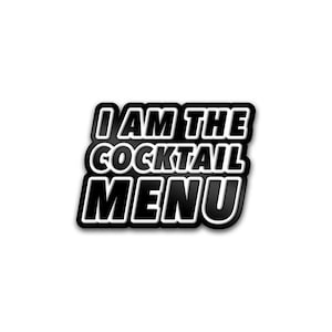 Épinglette « Je suis le cocktail »
