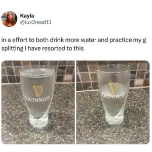 Split the G Guinness Pin