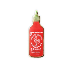 Sriracha Enamel Pin