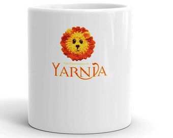 Chronicles of Yarnia Mug for Knitters and Crocheters
