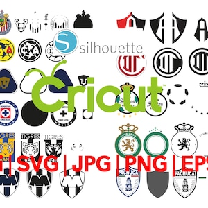 ESCUDOS LIGA MX equipos populares (svg,ai,png,jpg) Separado por equipos