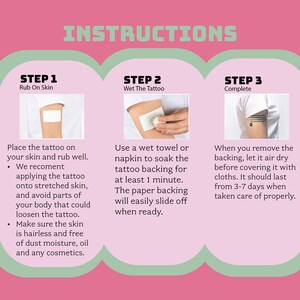 Custom Temporary Text Tattoos: Personalized for Weddings, Birthdays ...