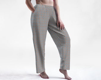 Criss-cross pajama pants