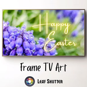 Samsung Frame TV Art | Easter Decor | Spring Floral Wall Decor | Botanical Print | TV Art | Digital Download Screensaver | Screen Art