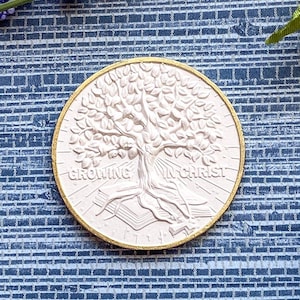 New! Tree of Life Intaglio, Growing in Christ, Plaster Cast, Religious Art, Catholic, Christianity