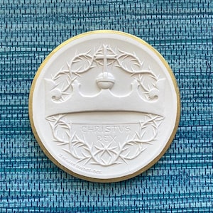 Christus Rex Intaglio, Cast Plaster, Religious, Christ the King, Christianity