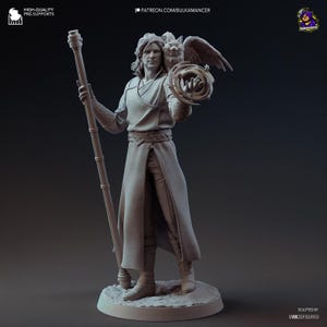 Gale 3D Print Model | Baldur’s Gate 3 Unpainted Resin Figure 25.5 cm | | Fantasy RPG Gift