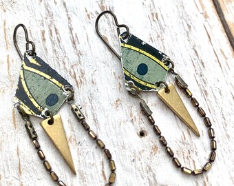 Gilded Garden earrings No. 3