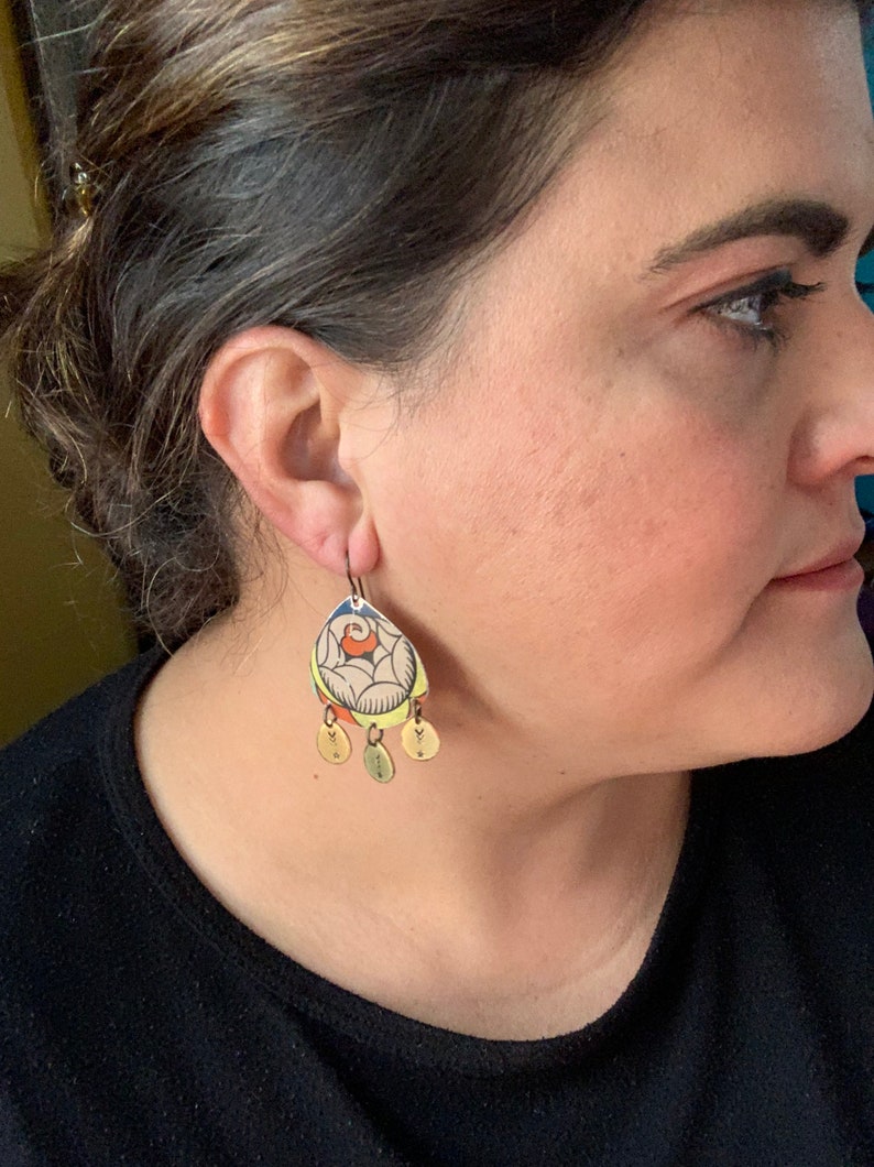 Gilded Garden earrings No. 14 image 3