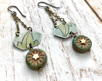 Gilded Garden earrings No. 10