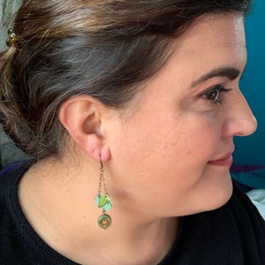 Gilded Garden earrings No. 10 image 3