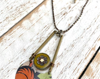 Gilded Garden necklace No. 16