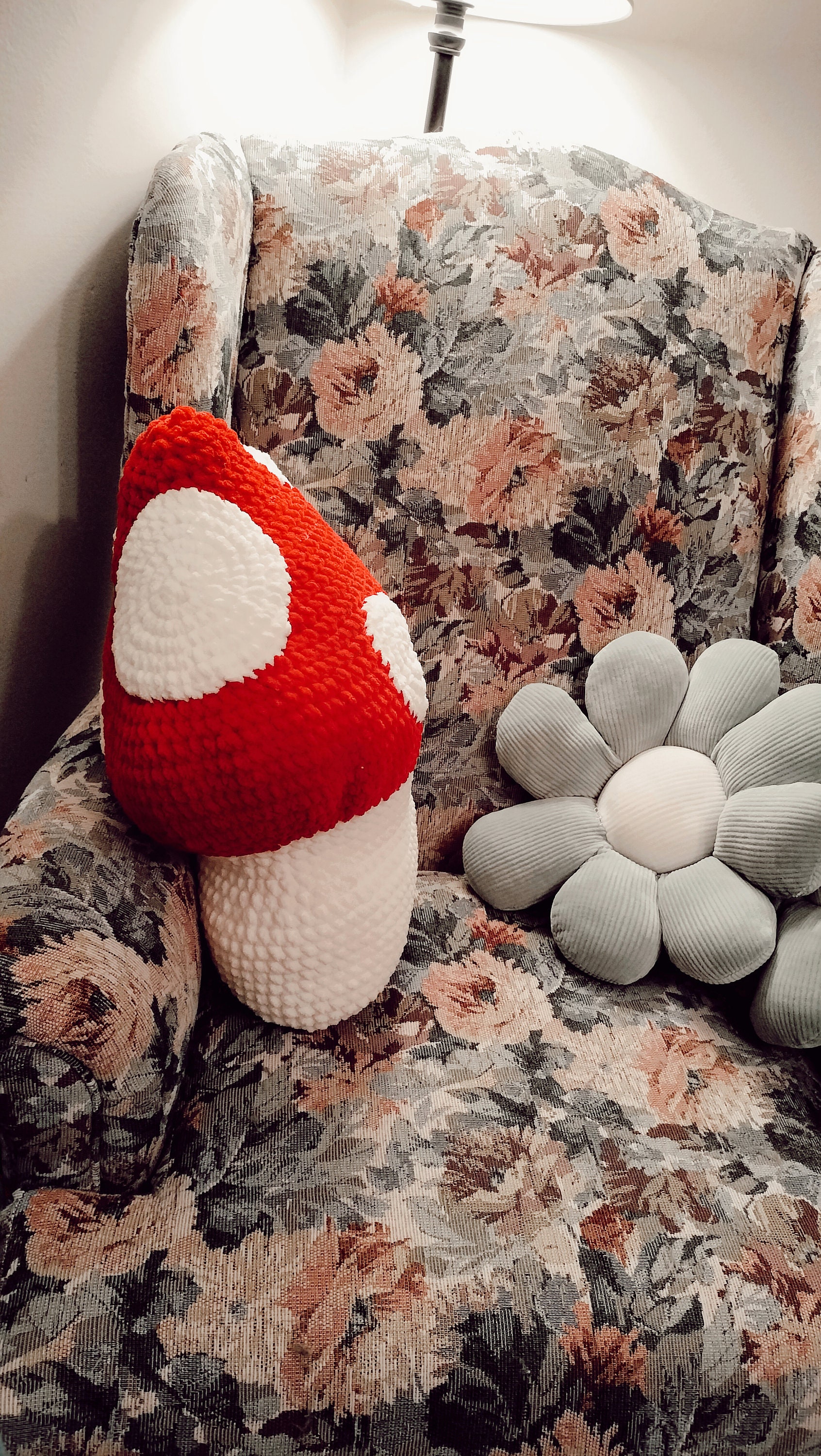 Mushroom Pillow Crochet Pattern Etsy