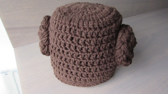 princess leia baby hat
