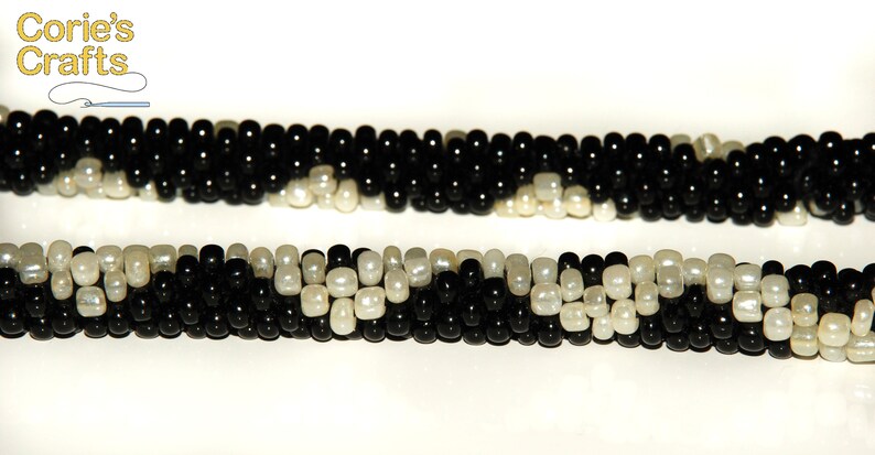 Crocheted Rope Jewelry Black Beaded Handmade Chevron Necklace Chevron Necklace Chevron Beaded Necklace Geometric Necklace