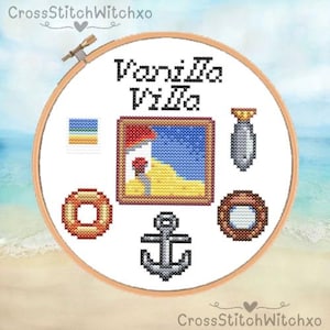 Vanilla Villa - Stardew Valley, Cute, Video Game, Art, Cross Stitch Pattern, PDF Downloadable,