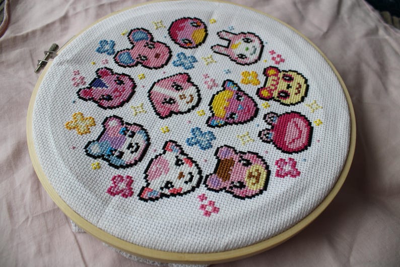 Rosa Villagers Cute, Animal Crossing, Video Game, Flowers, Star, Pastel