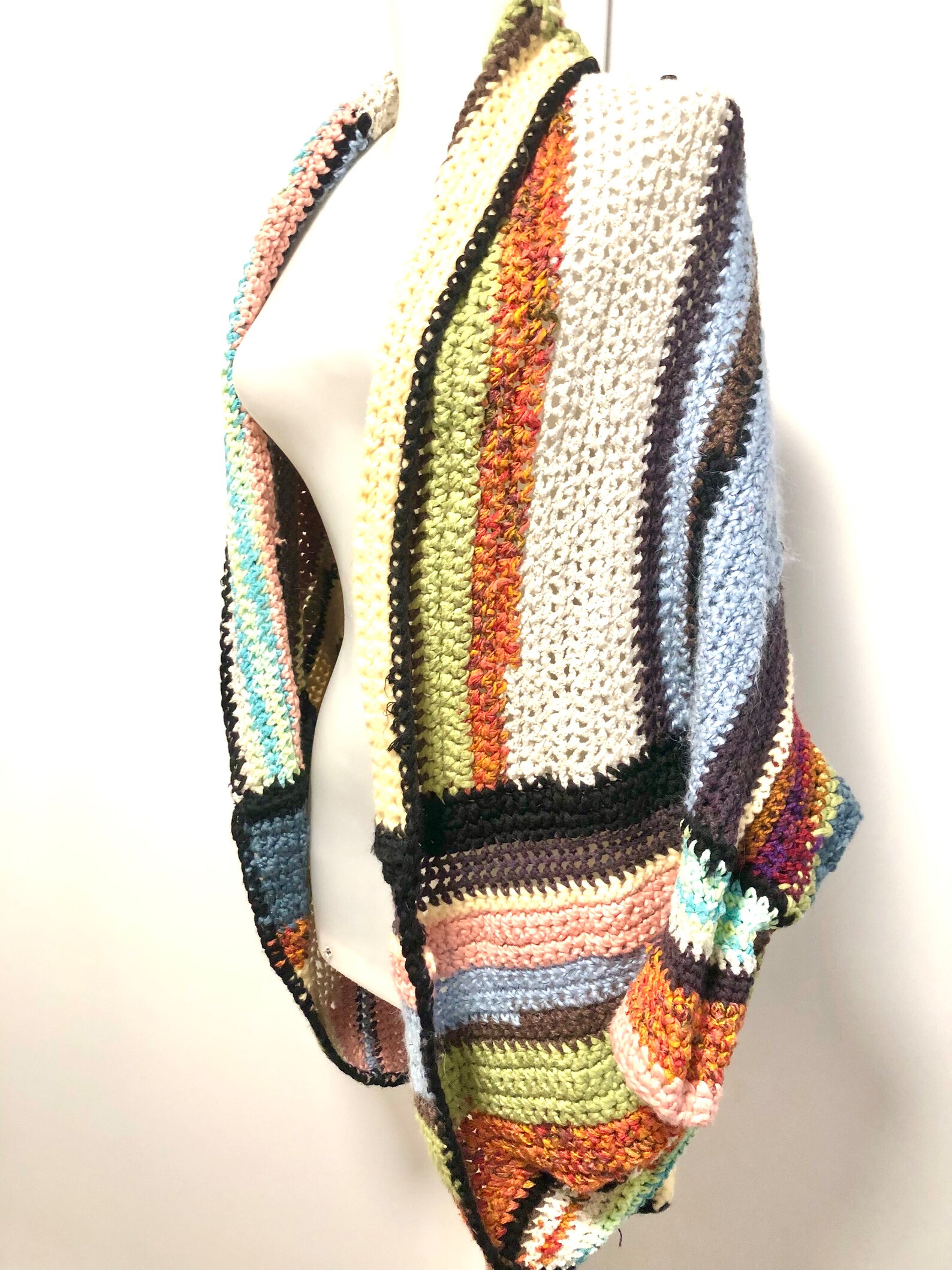 shawl collar cocoon cardigan