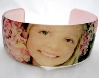 Pulseira de resina personalizada com sua foto leve personalizada com qualquer foto ou fotos que você me enviar por e-mail ótimo presente para mamãe avó