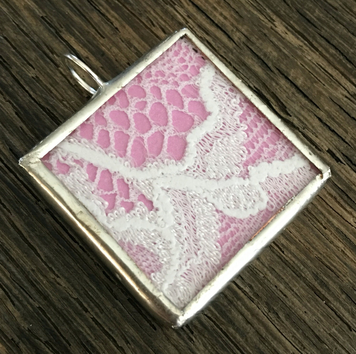 Custom WEDDING DRESS CHARM fabric photo memory glass personalized charms reversible with your lace swatch piece bouquet boutonniere bride
