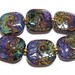 Glass Lampwork Beads Handmade, Rakuli Squeezed Focals