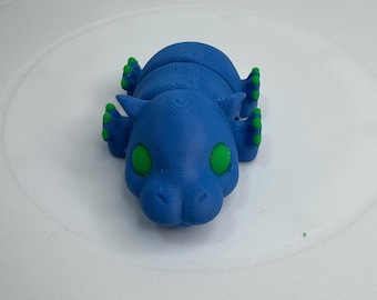 Articulated Baby Hippo – Custom Color & Poseable Fun!