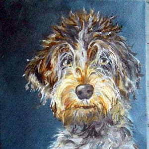 Custom Pet Portrait Oil Painting Realistic Dog and Cat Art Hand Painted Personalized from Pictures image 1