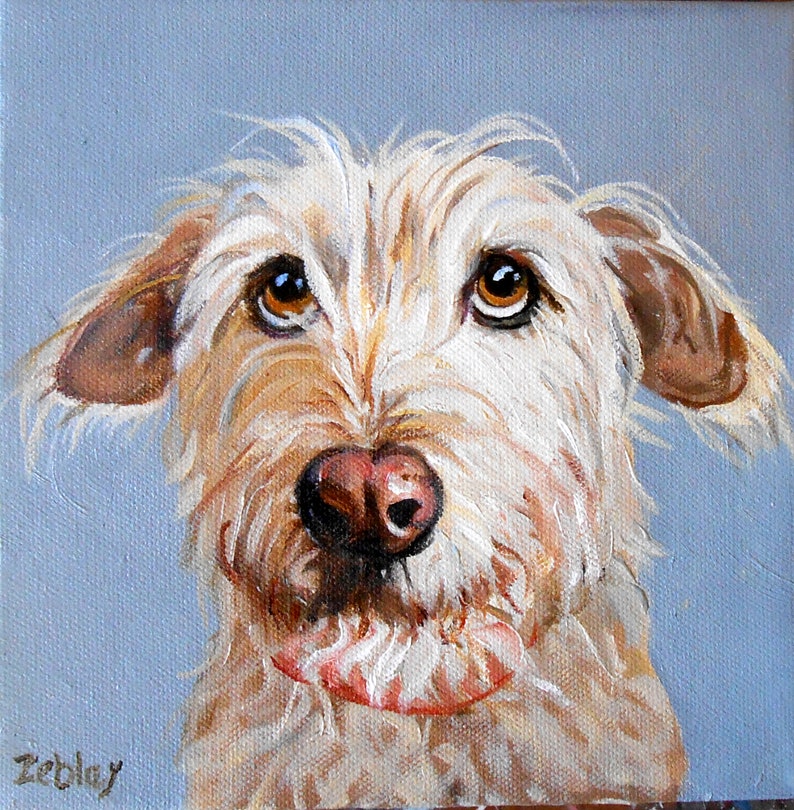 Custom Pet Portrait Oil Painting Realistic Dog and Cat Art Hand Painted Personalized from Pictures image 2