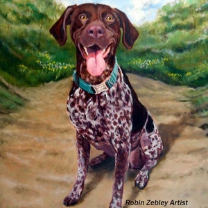 Custom Pet Portrait Oil Painting Realistic Dog and Cat Art Hand Painted Personalized from Pictures image 10