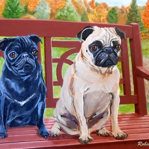 Old English Bulldog Drawing, by artist Robin Zebley, Colored Pencil or Oil Painting image 9