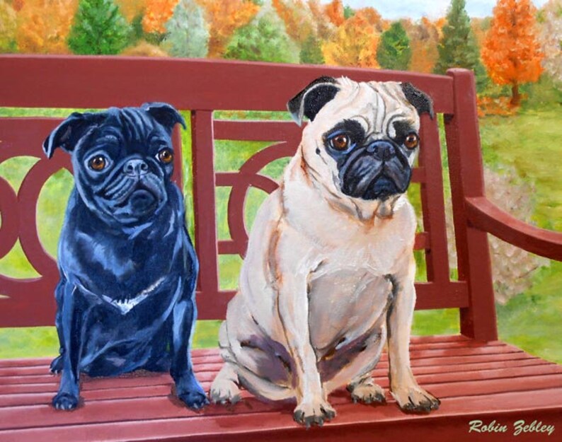 Old English Bulldog Drawing, by artist Robin Zebley, Colored Pencil or Oil Painting image 9