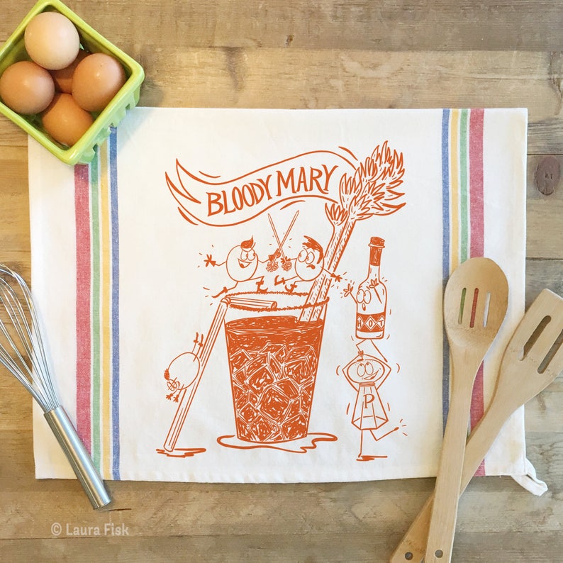 Bloody Mary Tea Towel